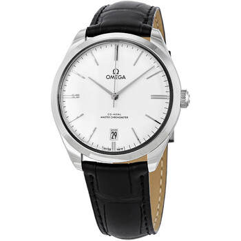 De Ville Silver Dial Black Leather Watch 435.13.40.21.02.001