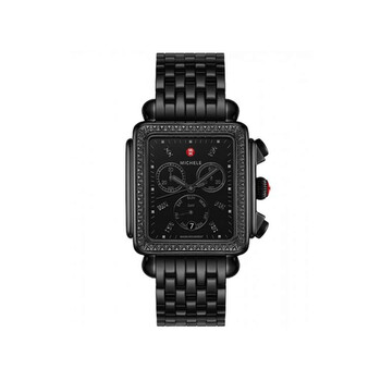 Deco Chronograph Quartz Diamond Black Dial Watch MWW06Z000039