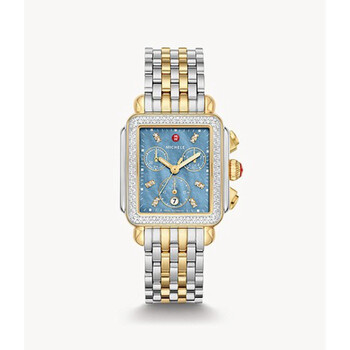 Deco Chronograph Quartz Diamond Blue Dial Watch MWW06A000789