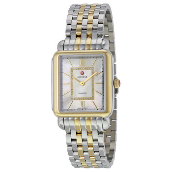 Deco II Mother of Pearl Twotone Watch MWW06X000017