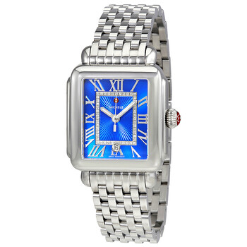 Deco Madison Cobalt Dial Diamond Watch MWW06T000154