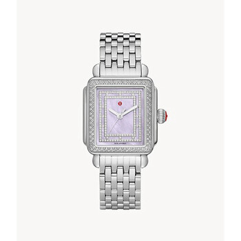 Deco Madison Quartz Diamond Purple Dial Watch MWW06T000247