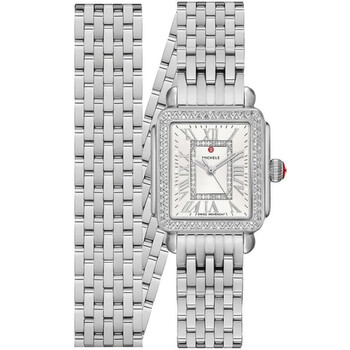 Deco Madison Quartz Diamond Silver Dial Watch MWW06D000162