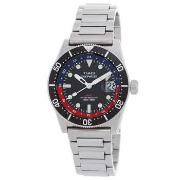 Deepwater Reef Quartz Black Dial Watch TW2W95300