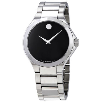 Defio Black Dial Stainless Steel Watch