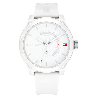 Denim White Dial Watch