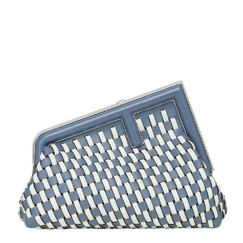 Detachable Strap Hand Woven Clutch