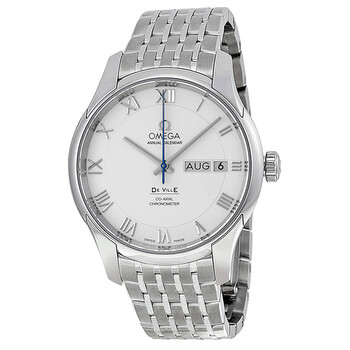 Deville Silver Dial Stainless Steel Watch