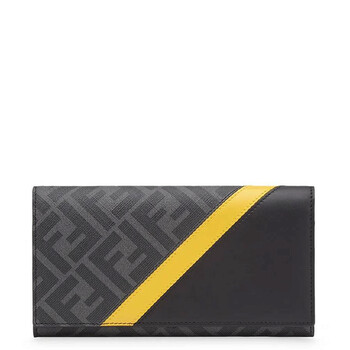 Diagonal LogoPrint Continental Wallet