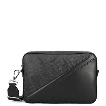Diagonal Stripe FF Motif Camera Crossbody Bag