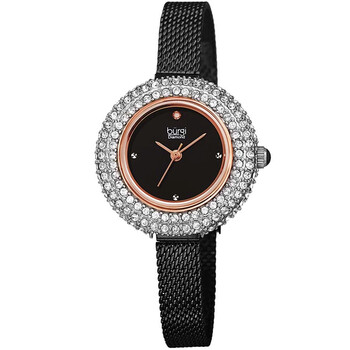 Diamond Black Dial Watch BUR236BKR