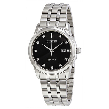 Diamond Collection Black Dial Watch BM734055E