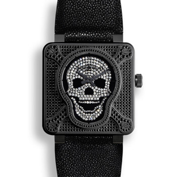 Diamond Dial Black Titanium Automatic Watch BR0192AIRBORFLD