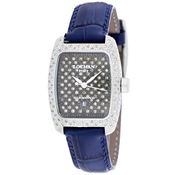Diamond Quartz Grey Dial Watch 485DLDCBL