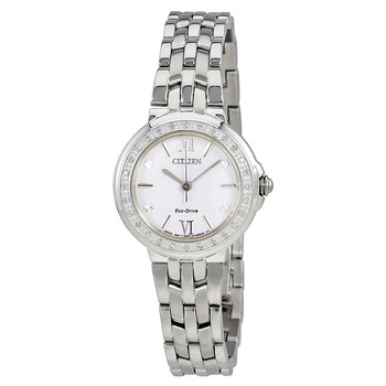 Diamond White Dial Watch EM044057A