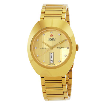 Diastar Original Automatic Diamond Gold Dial Watch R12161733