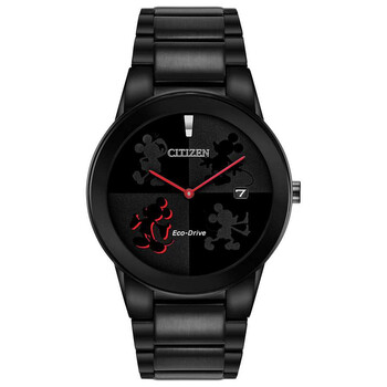 Disney Mickey Mouse Black Dial Watch CZAU106957W