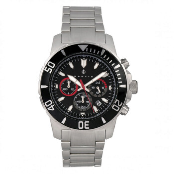 Dive Chrono 500 Chronograph Quartz Black Dial Watch 17065B
