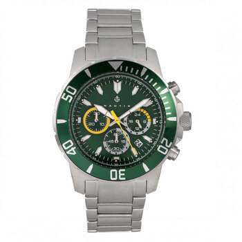Dive Chrono 500 Chronograph Quartz Green Dial Watch 17065I