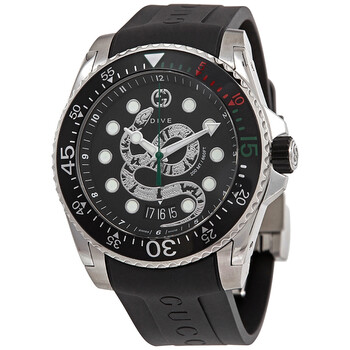 Dive Dragon Quartz Black Dial Watch YA136217