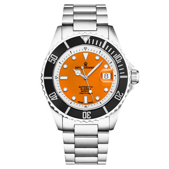 Diver Automatic Orange Dial Watch