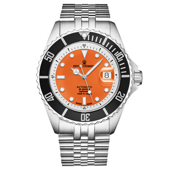 Diver Automatic Orange Dial Watch