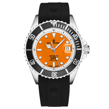 Diver Automatic Orange Dial Watch