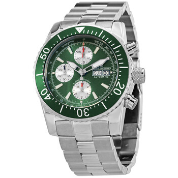 Diver Chronograph Automatic Green Dial Watch