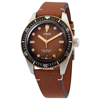 Divers Automatic Brown Dial Watch 01 733 7707 435607 5 20
