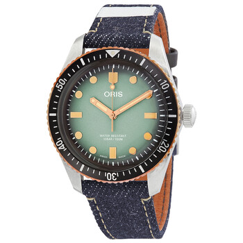 Divers Automatic Green Dial Watch 01 733 7707 4337Set