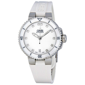Divers Date Automatic White Dial Watch 01 733 7652 4191
