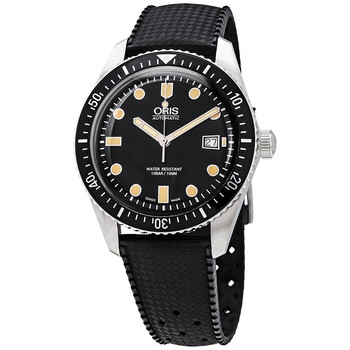Divers SixtyFive Black Dial Automatic Rubber 01 733 7720 405407 4 21