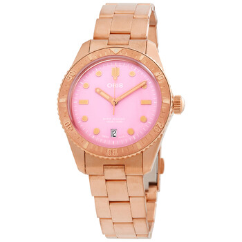 Divers SixtyFive Bronze Automatic Pink Dial Watch 01 733 7771 315807 8 19