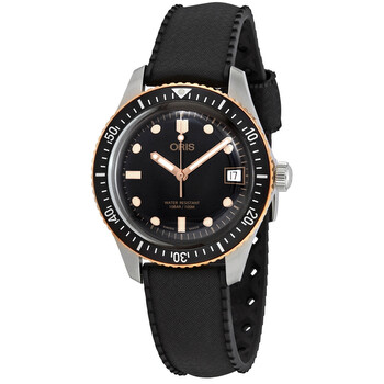 Divers Sixty Five Automatic Black Dial 36 mm Watch 01 733 7747 435407 4 17