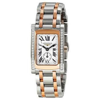 DolceVita Diamond Stainless Steel and Rose Gold Watch L51555797