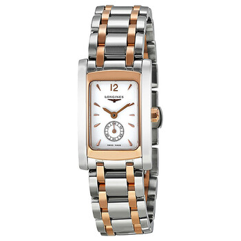 Dolce Vita White Dial Steel and Pink Gold Watch L51555187