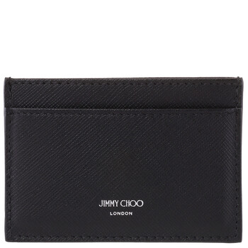 Dom Black Embossed Leather Card Case