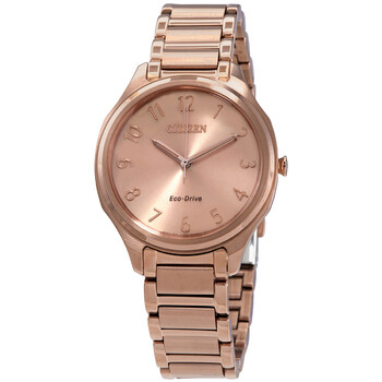 Drive Rose Gold Dial Watch EM075858X