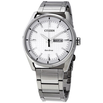 Drive Silver Dial Stainless Steel Watch AW008057A
