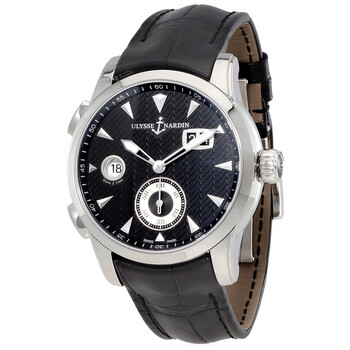 Dual Time Automatic Black Dial Watch