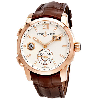 Dual Time Automatic Eggshell Dial Watch