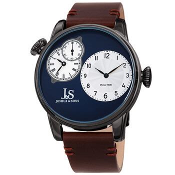 Dual Time Quartz Blue Dial Watch JX142GNBR