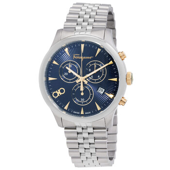 Duo Chronograph Quartz Blue Dial Watch SFEZ01324