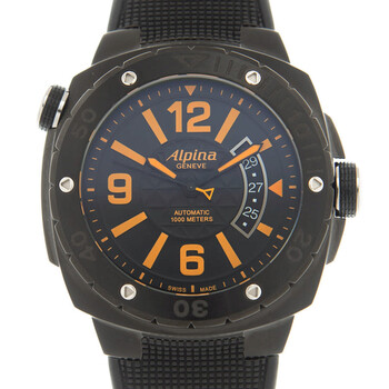 EXTREME DIVER Black Dial Watch AL525LB0FBAEV6