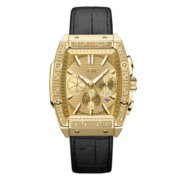 Echelon Quartz Diamond Gold Dial Watch J6379E