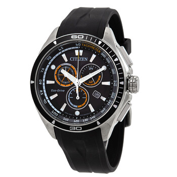 EcoDrive Black Dial Sports Watch AT095501E