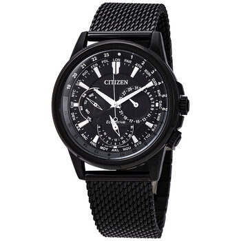 EcoDrive Black Dial Watch BU202576E