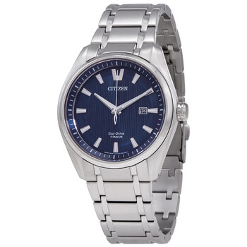 EcoDrive Blue Dial Watch AW124057L