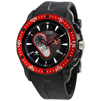 EcoDrive Chronograph Watch AT070908E