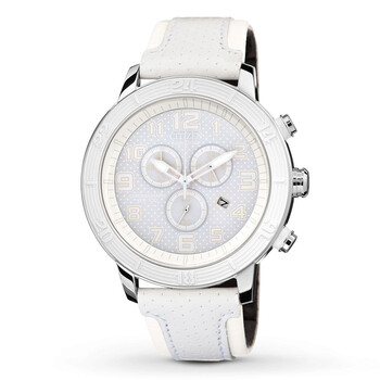 EcoDrive Chronograph White Dial Watch AT220004A